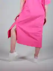 Платье летнее фуксия, туника