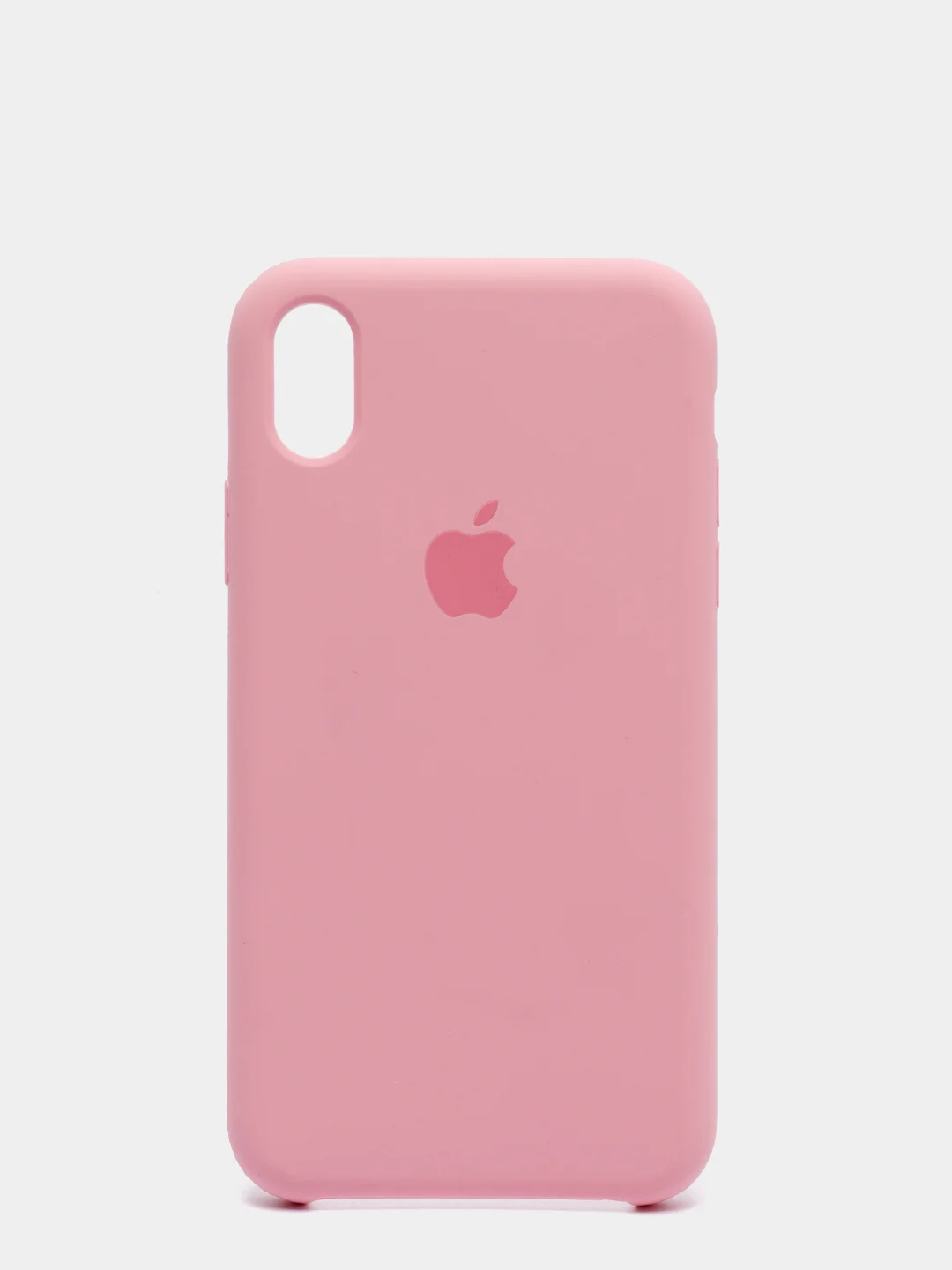 Розовый чехол Apple Silicone Case для Iphone Xr