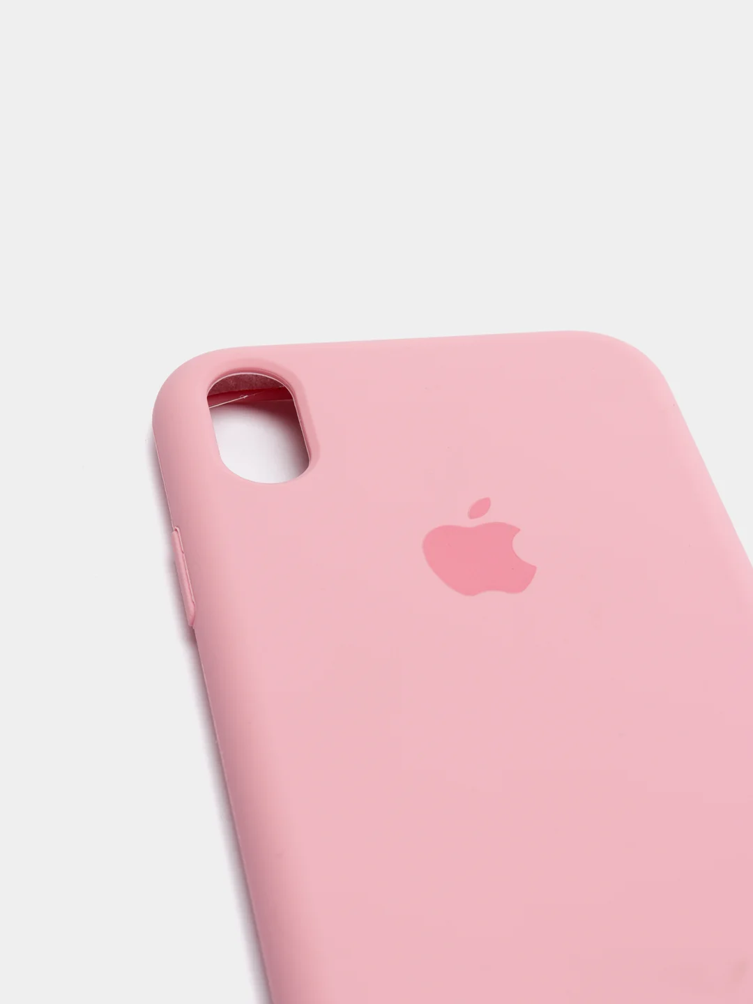 Розовый чехол Apple Silicone Case для Iphone Xr