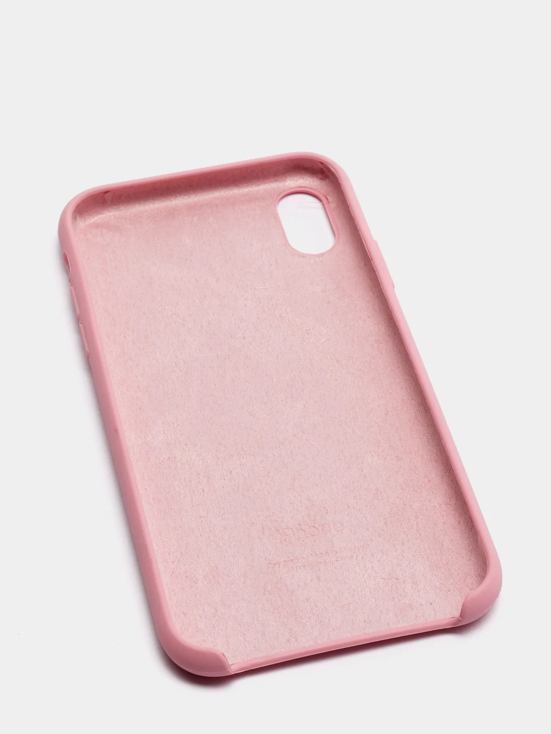Розовый чехол Apple Silicone Case для Iphone Xr