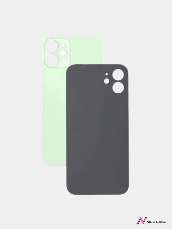 Заднее стекло для iPhone 12 ( широкий вырез под камеры)