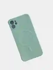 Светло-синий чехол Soft Touch silicone case с магнитом MagSafe для iPhone 11, 11Pro, 11Pro Max