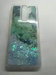 Бирюзовый чехол-переливашка Xiaomi Redmi Note 8