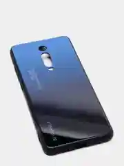 Синий градиентный чехол из закалённого стекла для Xiaomi Redmi 7A,8A,6A,8,Note 8,7,8T,10,K20,9T