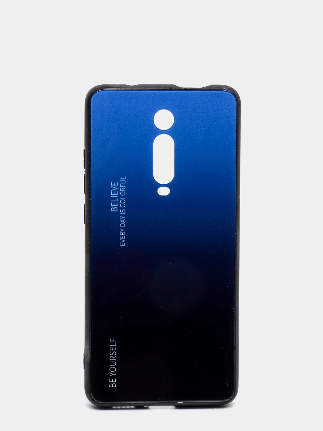 Синий градиентный чехол из закалённого стекла для Xiaomi Redmi 7A,8A,6A,8,Note 8,7,8T,10,K20,9T