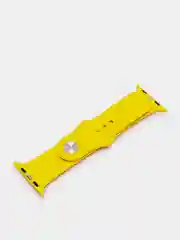 Желтый ремешок силиконовый для Apple Watch 1, 2, 3, 4, 5, 6, 7, SE