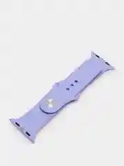 Лавандовый ремешок силиконовый для Apple Watch 1, 2, 3, 4, 5, 6, 7, SE