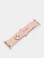 Пудровый ремешок силиконовый для Apple Watch 1, 2, 3, 4, 5, 6, 7, SE