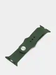 Зеленый ремешок силиконовый для Apple Watch 1, 2, 3, 4, 5, 6, 7, SE