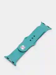 Лазурный ремешок силиконовый для Apple Watch 1, 2, 3, 4, 5, 6, 7, SE
