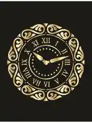 Трафарет пластиковый  Luxart Template Часы 1,  40х40 см