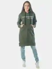 Платье из футера KLERY "Total acceptance" ФП1409П1, хаки