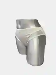 Молочный трусы женские с кружевом, хлопок