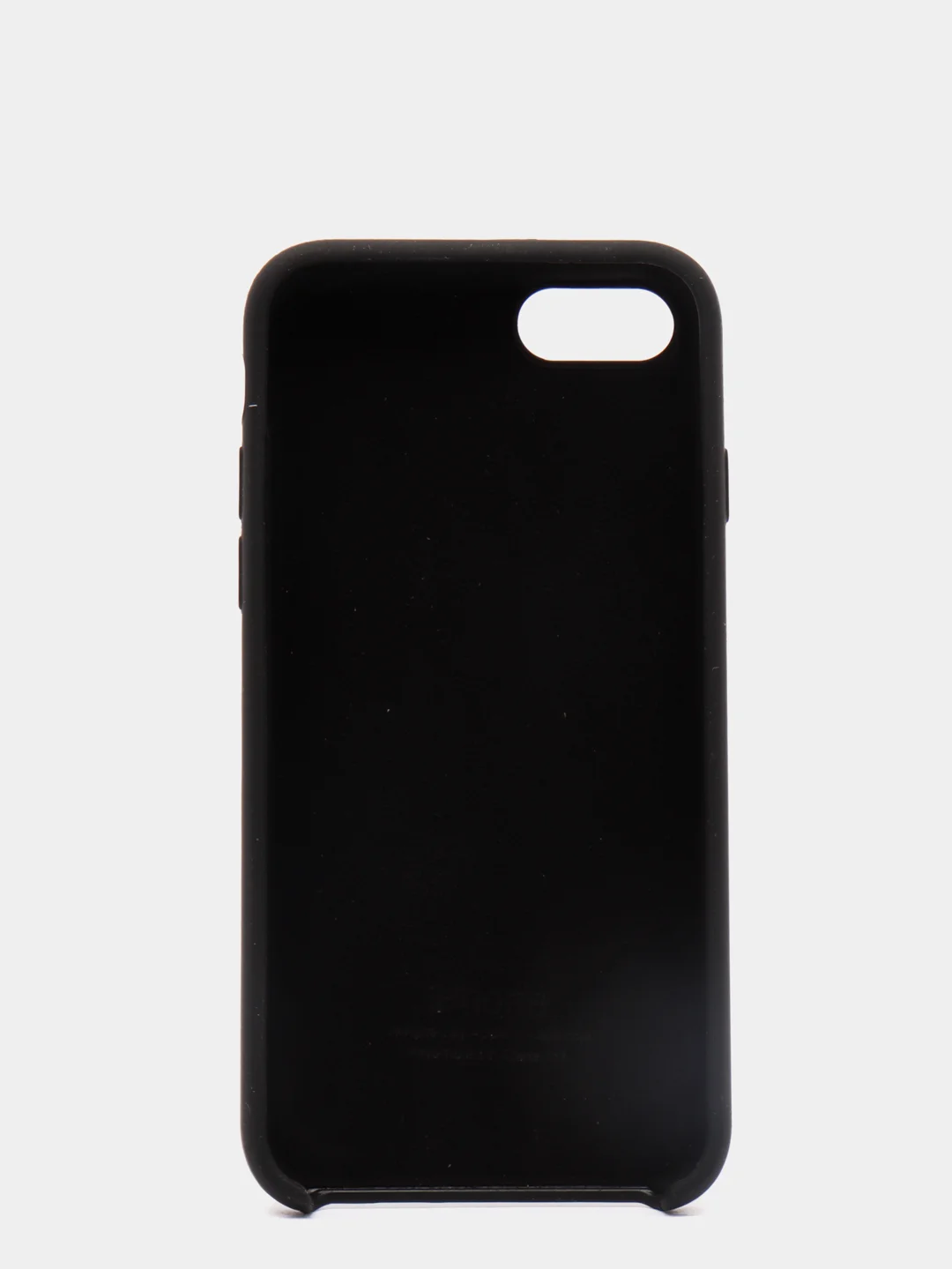 Черный чехол Silicone Case для iPhone 7, 8, SE2, iPhone Se2 2020, с логотипом