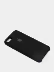 Черный чехол Silicone Case для iPhone 7, 8, SE2, iPhone Se2 2020, с логотипом