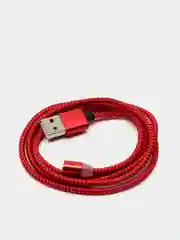 Белый магнитный кабель microUSB, type-C, Lightning