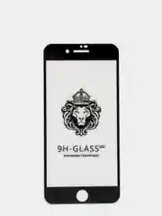 Черный защитное стеклянное стекло на весь экран iphone 7+ iphone 8+ (черное / белое) 10д