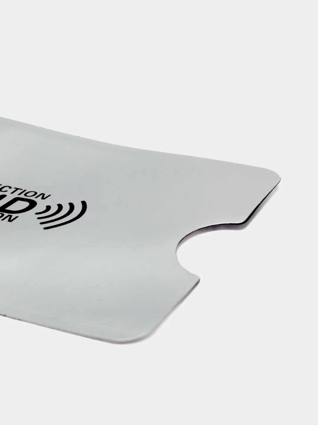 Серебряный защитный чехол для кредитных карт Антивор RFID