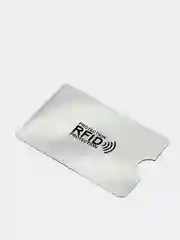 Серебряный защитный чехол для кредитных карт Антивор RFID