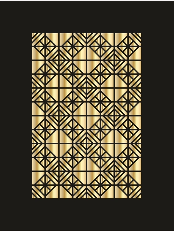 Трафарет пластиковый  Luxart Template Марокканский узор 3,  60х40 см