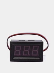 Вольтметр цифровой 0.56 0-100V красный