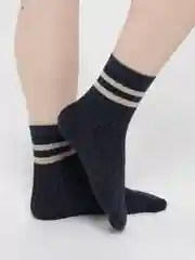 Индиго носки однотонные