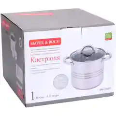 Кастрюля с крышкой Mayer&Boch, 6.8 л