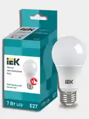 Светодиодная лампа IEK, цоколь Е27 5 штук, мощность 7Вт/11Вт/15Вт/20Вт