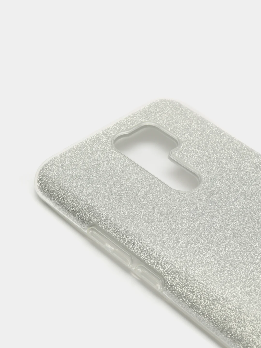 Серебряный чехол блестящий XIAOMI REDMI 9