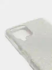 Серебряный чехол блестящий Samsung A22 / M32 / M22
