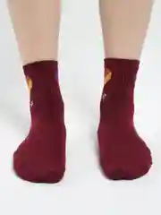 Бордовый носки женские