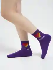 Фиолетовый носки женские