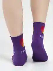 Фиолетовый носки женские