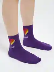 Фиолетовый носки женские