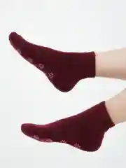 Бордовый носки женские утепленные