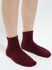 Бордовый носки женские утепленные