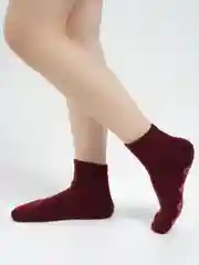 Бордовый носки женские утепленные