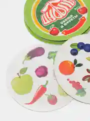 Настольная игра Дуббль. Овощи и фрукты на реакцию и внимание, 20 карт, 5+ (vvv)