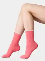 Розовый носки детские Omsa kids 22p31 в горошек