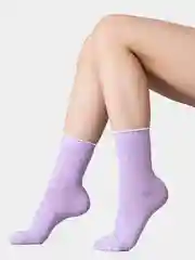 Сиреневый носки детские Omsa kids 22p31 в горошек