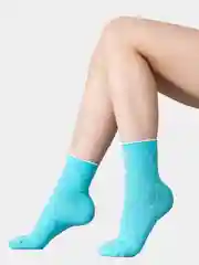 Голубой носки детские Omsa kids 22p31 в горошек
