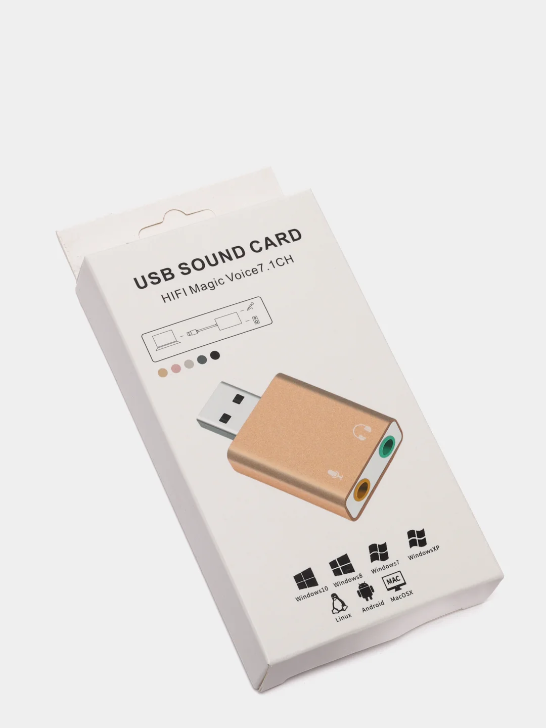 Внешняя USB аудио карта
