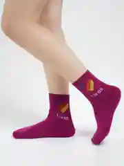 Фуксия носки женские
