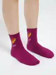 Фуксия носки женские
