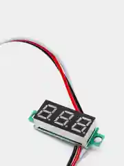 Мини-вольтметр трехпроводной, 0-100 VDC