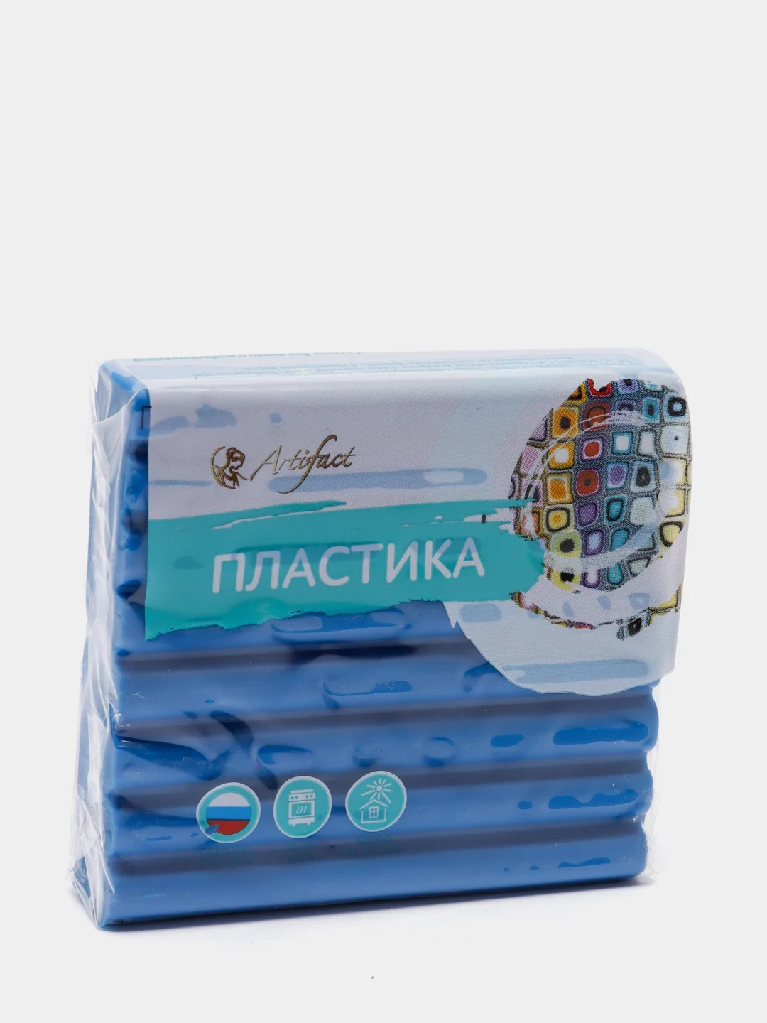 Полимерная глина Пластика, цвет синий, 56 г