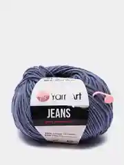 Синий меланж пряжа YarnArt Jeans, 55% Хлопок, 45% Акрил, 50 г, 160 м  (часть1) Ярн Арт Джинс