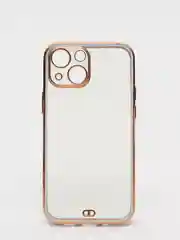 Лавандовый чехол силиконовый с металическим ободком IPHONE 13 / 13 pro / 13 mini / 13 pro max
