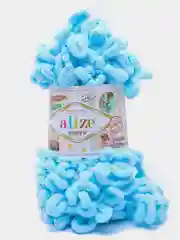 Голубой пряжа Alize Puffy (Ализе Пуффи)
