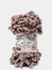 Карамельный пряжа Alize Puffy (Ализе Пуффи)